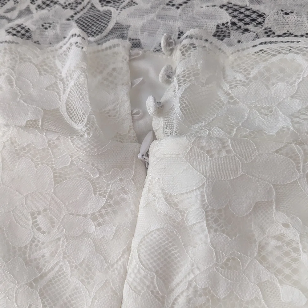 Bodycon White Dress Torrid - Picture 10 of 13